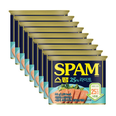 SPAM 25% Light 340g x 9pcs