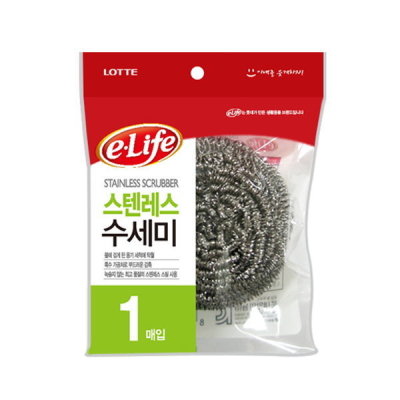 롯데 스텐레스 수세미 1p 철수세미