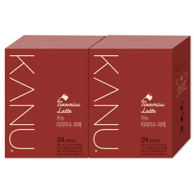 Kanu Tiramisu Latte 24pcs x 2 / Coffee Mix / Ground Coffee