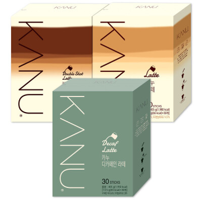 KANUDecaffeinLatte30Tx2Coffee MixCoffee Beans