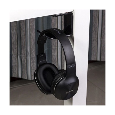 Adhesive headset holder ultra-easy headphone hanger stand