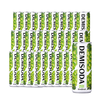 Demisoda Green Grapes 250 ml x 30 CAN