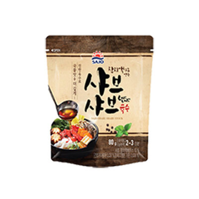 사조 샤브육수 80g 샤브샤브 훠궈 백탕 재료 소스