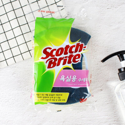 3m 스카치브라이트 욕실용 수세미 / 물때 찌든때 제거