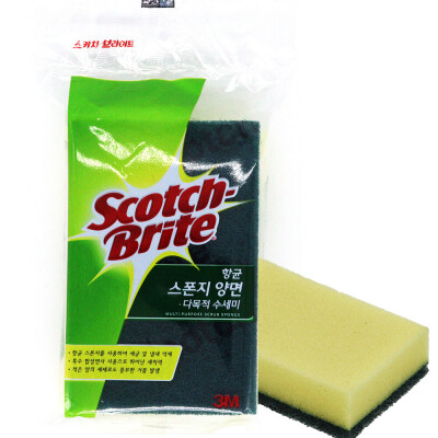 3M/3M/Anti-Bacterial/Sponge/Double Sided/Multipurpose/Scourer/Ox