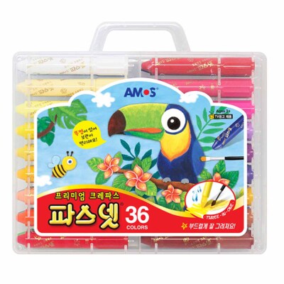 AMOS/PASNET Crayon/Color Crayons/36 Colors