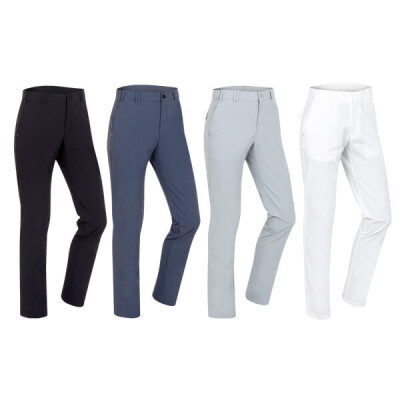 Ice/ Iced/Spandex/Summer/Men/Golf/Clothing/Pants/Banded/Men/Pants/Cool/White/Light Gray/Black