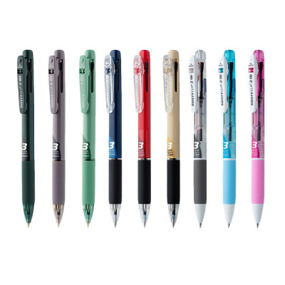 Clip/3 Colors/Ballpen/0.38/0.5/0.7/Piece/Permanent Pens/Multi-Pen/Office Supplies