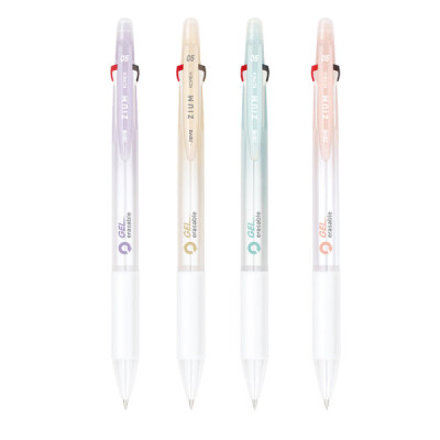 Java/0.5mm/Piece/Gel Pens/Erasable/3-Color Ballpoint Pen/Multi-Pen/Office Supplies