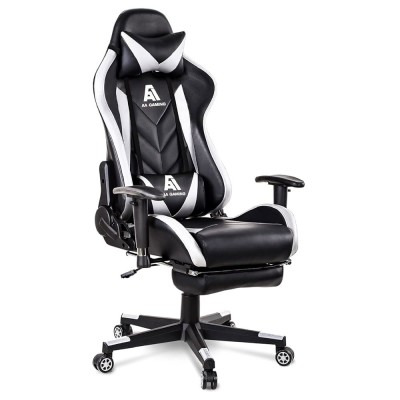 AA/Products/Gaming/Chair/Back/Computer/Racing/Chair/Adjustable/Office/Chair/Foot Rest/GG
