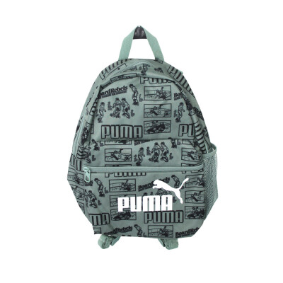 Puma/PUMA/Small/AOP/13L/Backpack/Sport/School/Going To Work/Travel Luggage Bag/Green/091324-01