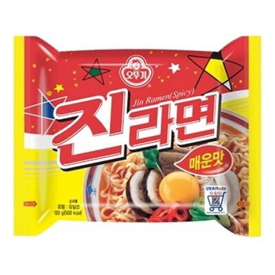 OTTOGI/JIN RAMEN/Spicy Taste/120gx20/Convenient/Cooking/Instant Noodle/Food/Meal/Instant/Delicious/P