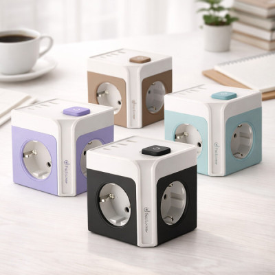 USB/Type-C/4000W/High-Power/Home Electronic Appliances/Cube/Multi Plugs
