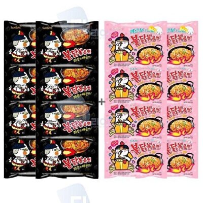 Food/SAMYANG/Hot Chicken Flavor Ramen/Packed Ramen/2-Item Set/Carbo/STIR-FRIED NOODLES