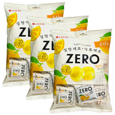 JELLYCIOUS/Zero/Citrus/Yuzu/Mini/Jelly/238g/3PCS