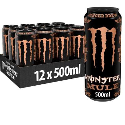 Energy Drink/Monster/Energy/Mule/12/x/500ml/Cans