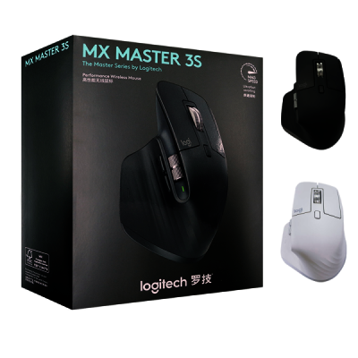 Logitech/MX/MASTER/3S/Wireless Mouse/Bluetooth/Ipad/Macbook/Silent/Parallelism