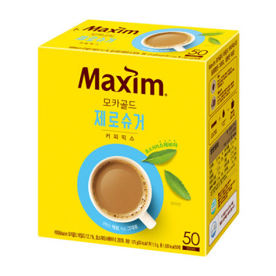 Maxim Mocha Gold Zero Sugar Coffee Mix 50T
