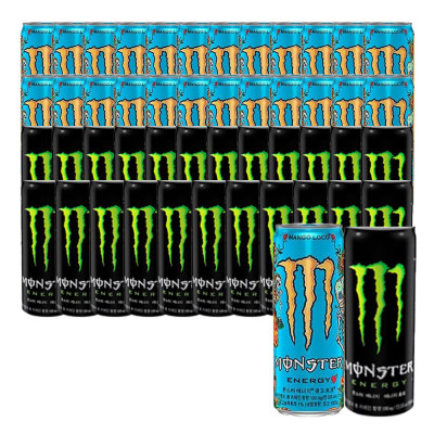 Monster Energy Mango Loco + Green 355mL 48 Cans (24 Cans Each)