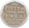 2005 Dictionary 50p Fifty Pence Proof Coin