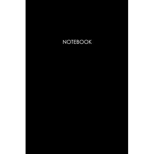 Notebook: 500 Page Notebook A5, Extra Chunky 500 page Journal in Black, 500 pages - 250 sheets, Classic Lined pages, College Ruled paper, 1.25 inch thick, 6x9 inch perfect bound, Soft Cover Paperback – 19 July 2020