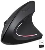 Kenly Dikey Ergonomik Kablosuz Mouse – Sessiz Tıklama, Bilek Dostu Tasarım, 2.4G USB Alıcılı, Ayarlanabilir DPI, Bilgisayar ve Laptop Uyumlu Ergonomik Mouse