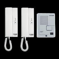 Kocom B9c- Wired 2 Indoor Door Entry Access Control Intercom. Intercommunicating Wired 2 Indoor Doorphone With One Outdoor Panel