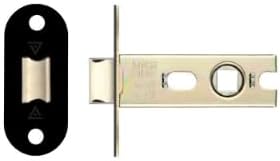 Ironmongery Solutions® Project Tubular Latch 64mm Radius Heavy Duty Internal Door Latch for Handles and Knobs Fixings Included (Powder Coat Black)