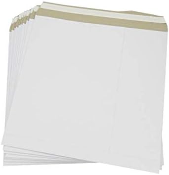 100 x 12 Strong White LP Record Mailers Envelope New