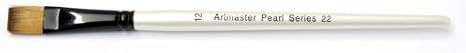 ARTMASTER Pearl Watercolour Brush | Flat Brushes | 6 (12)