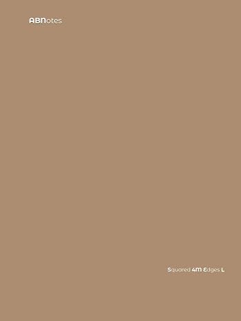 ABNotes Squared 4M Edges L A4 Brown HC: Quadernone A4 a quadretti 4mm con margine - Tinta Unita Marrone - Leggero 100 pagine - Fogli spessi - Per scuola, lavoro o appunti personali.
