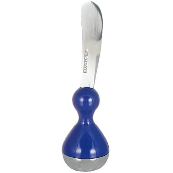 Dulton G3449BL Butter Knife, Cologne, Blue, 18-8 Stainless Steel, Freestanding, Tableware, Margarine, Height 5.5 x Width 1.6 x Depth 1.6 inches 140 x 40 x 40 mm