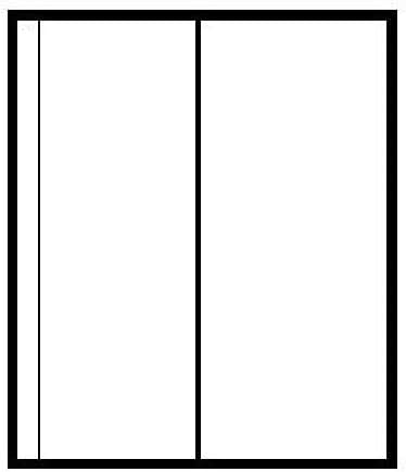 Cosmic/Multi-Master Collectors Sleeves - 2 Pocket Vertical, 105mm x 293mm (50)