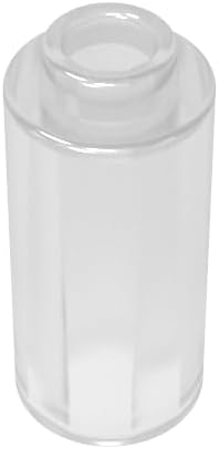 GDS-1574 71075 Round Brick Round 1x1x1 2/3, Trans-Clear, 50 PCS