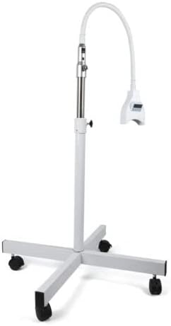 Teeth Whitening Machine LED Mobile Dental Teeth Beauty Lamp Floor Stand Bleaching Accelerator Tools with Goggles,for Hospitals, Homes, and Dentistry