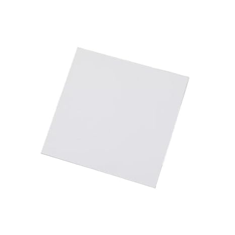 High Purity Boron Nitride Ceramic Sheet, Thickness 1-20mm White Boron Nitride Block for Melting Metals 1pc(15x15x3mm)