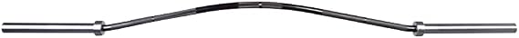 Professional Buffalo Cambered Barbell, 8ft 55lb Olympic Barbell for Powerlifting Bench Press and Squat, Curved Bar for 32MM 2000 lbs Weight Capacity 190K PSI, Weight Bar Fit 2" Weights