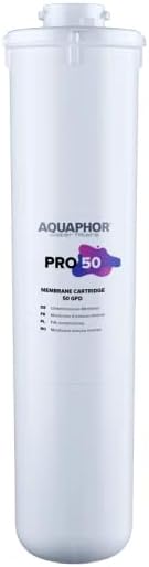 Membrane Membrane Filter 50 GPD Replacement Filter Aquaphor Pro50 for 7.8 l/h - 190 Litres per Day for Reverse Osmosis Systems and Eco Pro Trio Drinking Water Filter Systems Replacement Cartridge