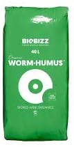 BioBizz - All-Mix, Light-Mix & Worm-Humus Organic Potting Soil Compost (1x - Worm-Humus 40L)