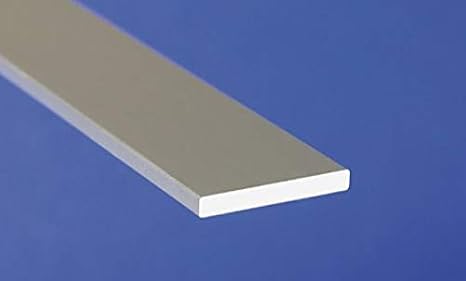 Flat Shape Section Bar B05 Silver 1000x50x2 mm