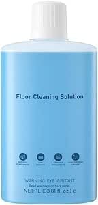 Cleaning solution for Roborock, residue and streak free, compatible with Roborock robot vacuum with mopping and wet/dry functions, pet friendly for hardwood floors