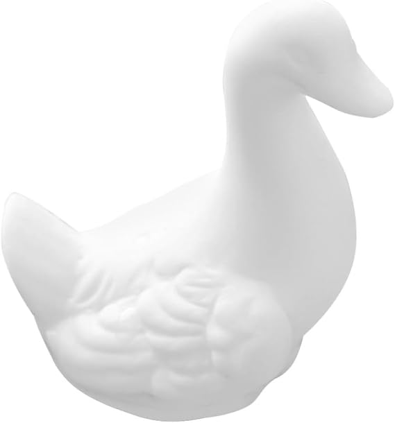 Cute Miniature Duck Ornaments, Desktop Ornament Sculpture Adornment, Ceramic Mini Duck Figurine for Office Desk, Lovely Decor Accessory