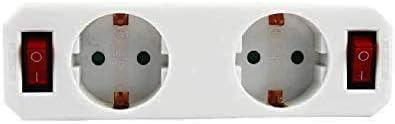 Adapter 2 sockets with 2 switches, thief distributor with switch.
