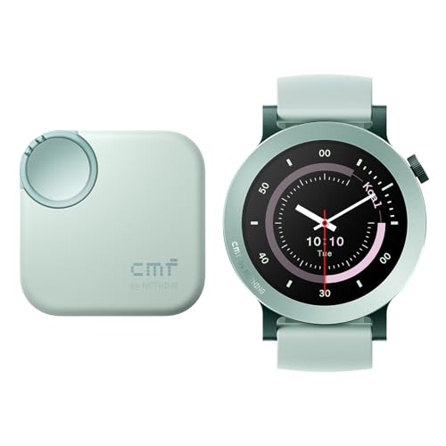 CMF by Nothing Buds 2  Watch 3 Pro Set Bluetooth Wireless Earbuds, Noise Canceling, 48 dB Spatial Audio, IP55 Waterproof, GPS, Smartwatch, AMOLED Calls, Health Management, Sports Compatible Light Green