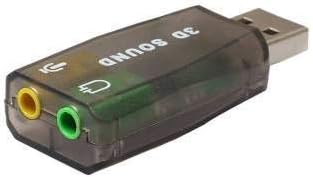 Alfais 4504 5+1 External Usb Sound Card 3.5mm Headphone Microphone Converter Converter