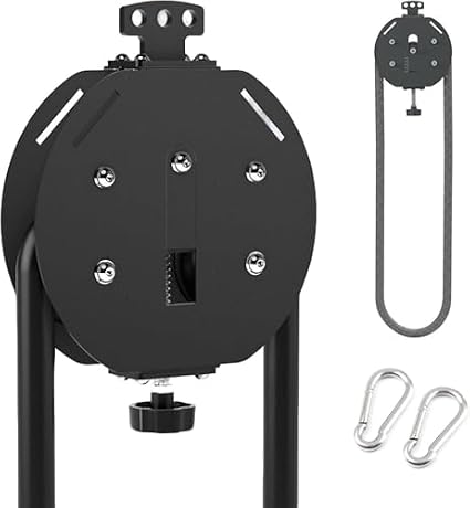 Portable Cable Pulley System, Adjustable Resistance for Grip, Arms, Back, Body, Home Gym Exercise Equipment
