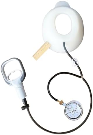 Pectus Excavatum Vacuum Bell Orthosis Brace for Pigeon Chest Support,Physical Correction Device with Pressure Gauge,Washable Design