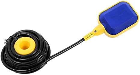 Automatic Cable Float Switch, 10Meters Cable Water Level Controller, Floating Switch Pump Rectangular Float Switch, Cable Water Level Controller for Water Tank Waste