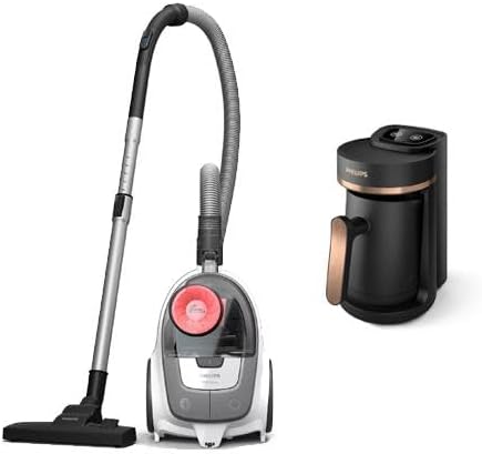 Philips Powercyclone 4 XB2142/09 850 W Toz Torbasız Süpürge + Philips HDA150/60 Türk Kahve Makinesi