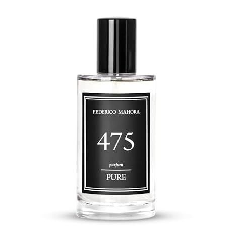 PURE 475 FEDERICO MAHORA Men's Fragrance 50 ml Warm Oriental Character with Modern Appearance